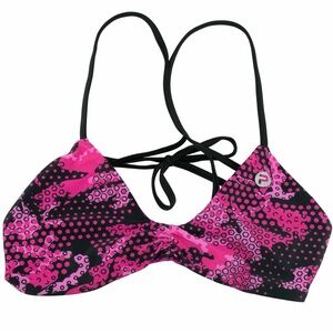 Pelagic bikini Ambush Pink Lahaina reversal top